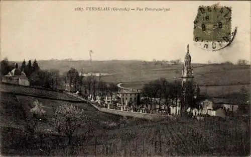 Ak Verdelais Gironde, Panorama