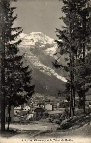 Ak Chamonix Mont Blanc Haute Savoie, Dome du Gouter