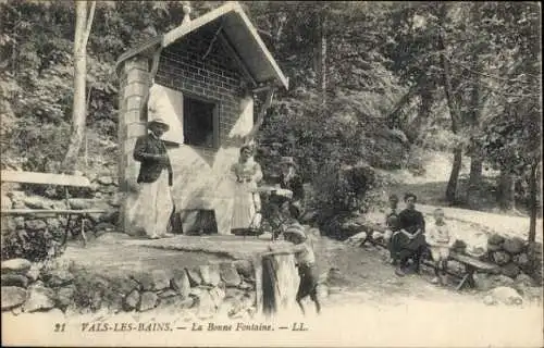 Ak Vals les Bains Ardeche, Bonne Fontaine