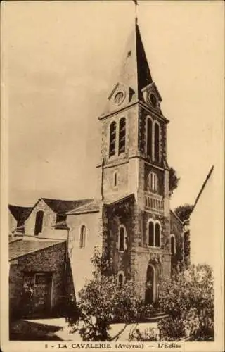 Ak La Cavalerie Aveyron, Kirche