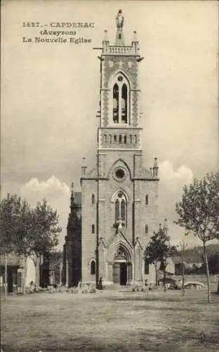 Ak Capdenac Gare Aveyron, Nouvelle Eglise