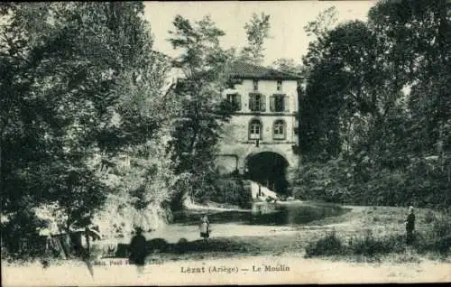 Ak Lézat sur Lèze Ariège, Moulin