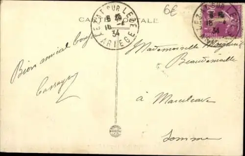 Ak Lézat sur Lèze Ariège, Moulin