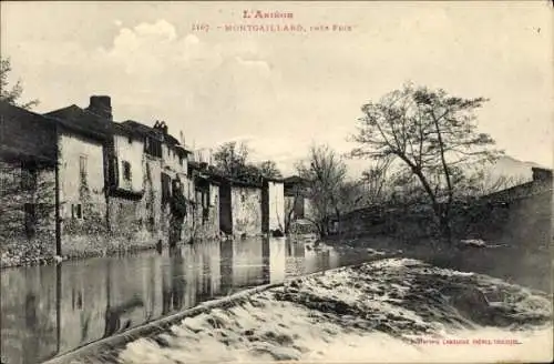 Ak Montgaillard Montgailhard Ariège, Teilansicht