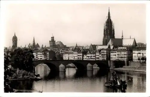 Ak Frankfurt am Main, Die Alte Brücke