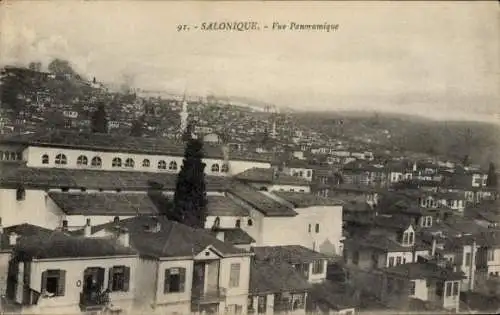 Ak Salonique Saloniki Thessaloniki Griechenland, vue panoramique