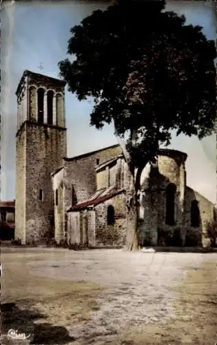 Ak Parthenay Deux Sèvres, Eglise Sainte-Croix