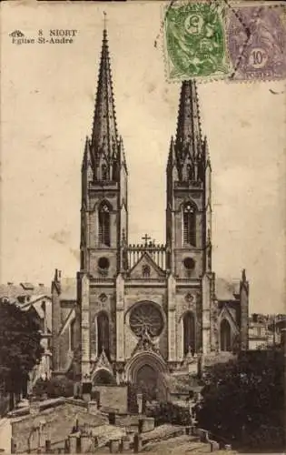 Ak Niort Deux Sèvres, Eglise Saint-Andre