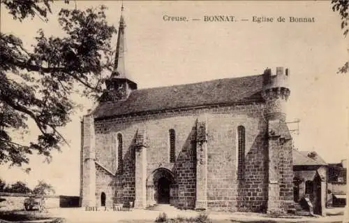 Ak Bonnat Creuse, Kirche