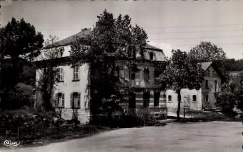 Ak Gilley Doubs, Hotel de la Gare, Place de la Gare