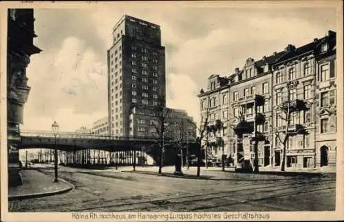 Ak Köln am Rhein, Hochhaus am Hansaring