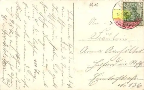 Ak Bitche Bitsch Lothringen Moselle, Totalansicht mit Festung