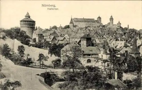 Ak Nürnberg in Mittelfranken, Hallertor