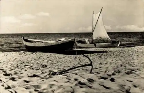 Ak Ostseebad Zingst, Strand, Boote