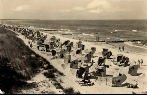 Ak Seeheilbad Zingst an der Ostsee, Badestrand