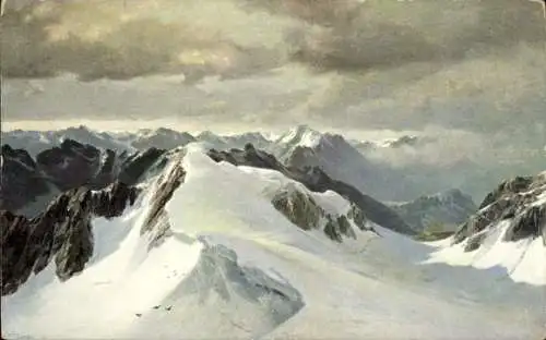 Künstler Ak Compton, Edward Theodore, Die Penninischen Alpen