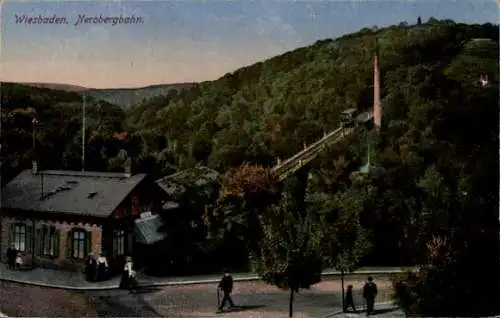 Ak Wiesbaden in Hessen, Nerobergbahn