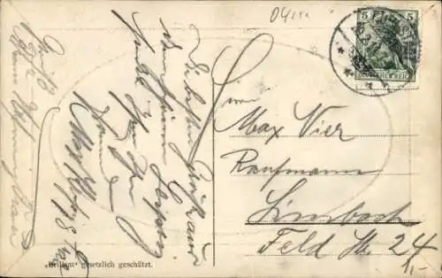 Präge Passepartout Ak Leipzig in Sachsen, Reichsgericht