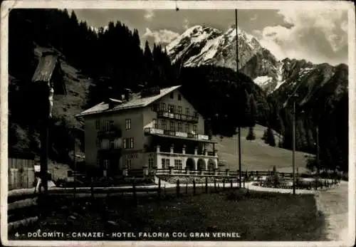 Ak Canazei Kanzenei Südtirol, Dolomiti, Hotel Faloria col Gran Vernel