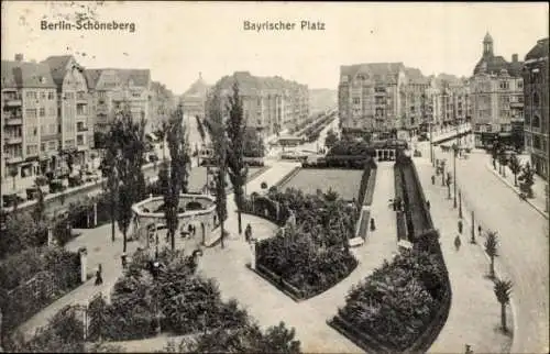 Ak Berlin Schöneberg, Bayrischer Platz