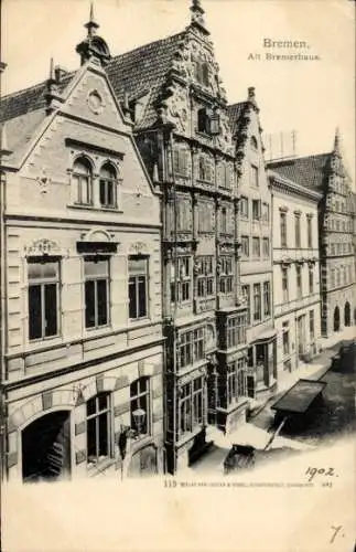 Ak Hansestadt Bremen, Alt Bremer Haus