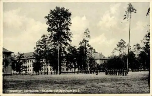 Ak Eberswalde in der Mark, Kaserne, Schützenregiment 3