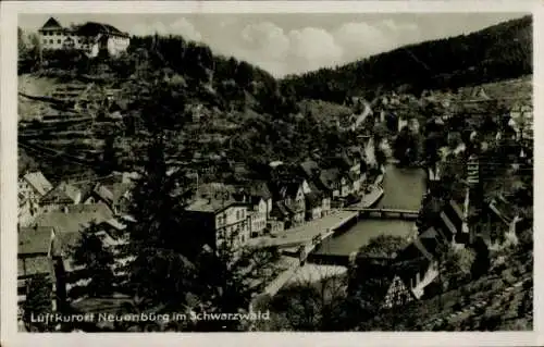 Ak Neuenbürg an der Enz Schwarzwald, Gesamtansicht