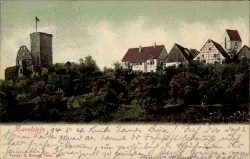 Ak Bad Teinach Zavelstein im Schwarzwald, Teilansicht