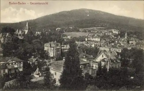 Ak Baden Baden am Schwarzwald, Gesamtansicht