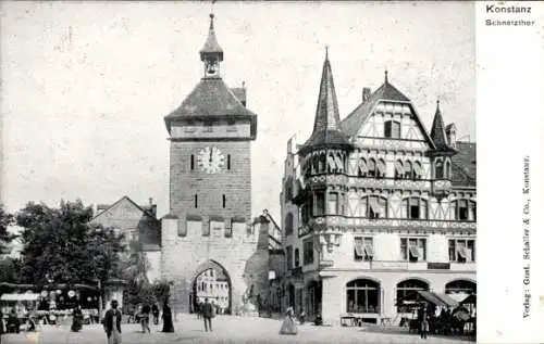 Ak Konstanz am Bodensee, Schnetztor