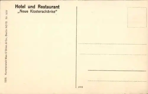 Ak Chorin in Brandenburg, Kloster, Außenansicht