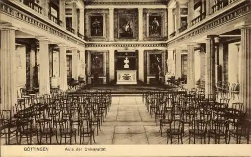 Ak Göttingen in Niedersachsen, Aula der Universität