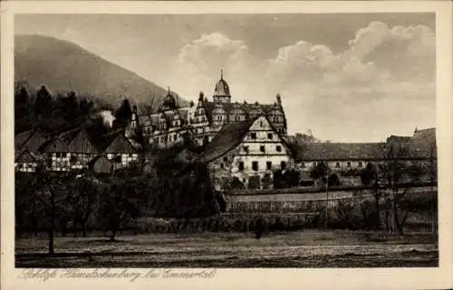 Ak Hämelschenburg Amelgatzen Emmerthal im Weserbergland, Schloss Hämelschenburg, Gesamtansicht