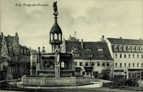 Ak Zeitz im Burgenlandkreis, Finkgräfe Brunnen, Teilansicht