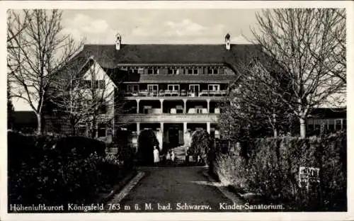 Ak Königsfeld im Schwarzwald Baden, Kinder-Sanatorium