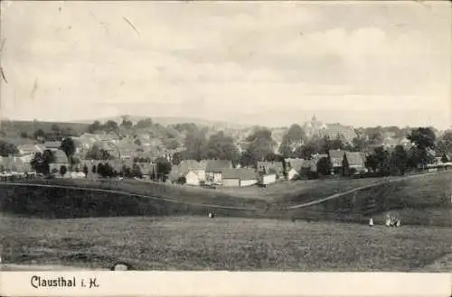 Ak Clausthal Zellerfeld im Oberharz, Gesamtansicht