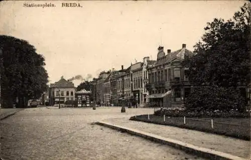 Ak Breda Nordbrabant, Stationsplein