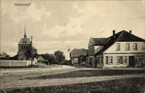 Ak Mellendorf Wedemark in Niedersachsen, Straße, Häuser