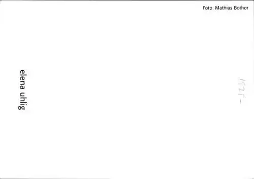 Ak Schauspielerin Elena Uhlig, Portrait, Autogramm