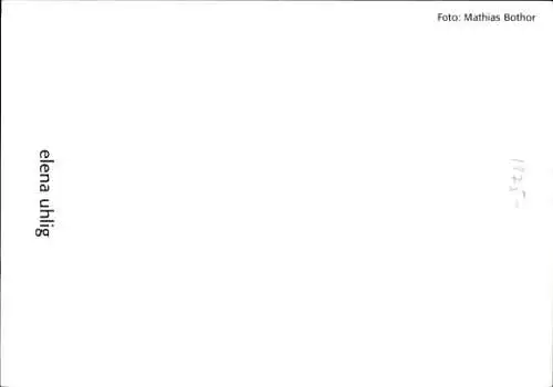 Ak Schauspielerin Elena Uhlig, Portrait, Autogramm