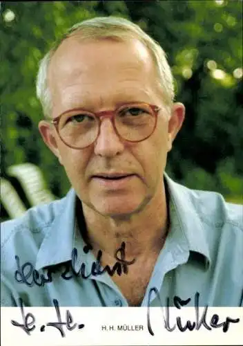 Ak Schauspieler H. H. Müller, Portrait, Autogramm