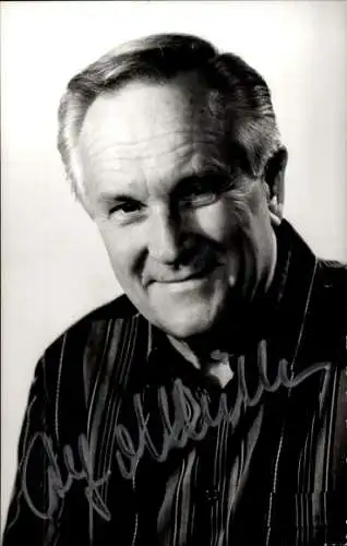 Ak Schauspieler Alfred Müller, Portrait, Autogramm
