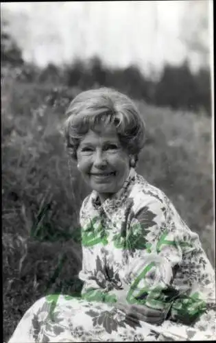 Foto Schauspielerin Karin Hardt, Portrait, Autogramm