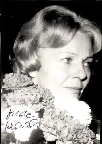 Ak Schauspielerin Hilde Krahl, Portrait, Autogramm