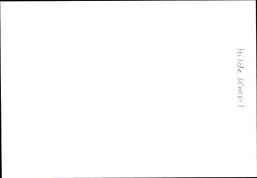 Ak Schauspielerin Hilde Krahl, Portrait, Autogramm