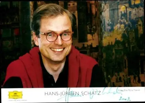 Ak Schauspieler Hans-Jürgen Schatz, Portrait, Autogramm