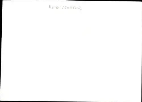 Ak Schauspielerin Heidi Schäfer, Portrait, Autogramm