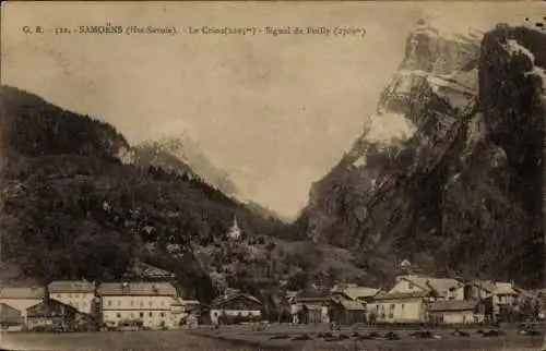 Ak Samoëns Haute Savoie, le Criou, Signal de Foilly