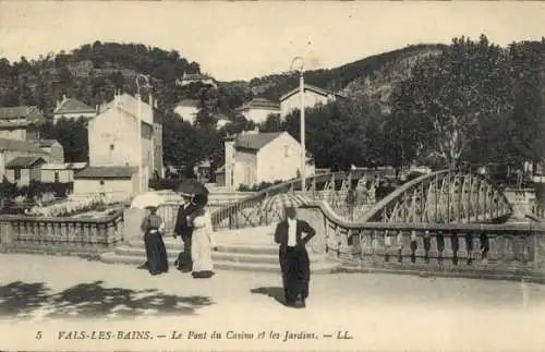 Ak Vals les Bains Ardeche, Pont du Casino