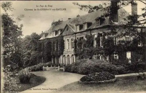 Ak Saint-Germain-sur-Eaulne Seine-Maritime, Schloss